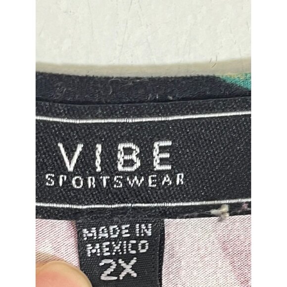 Retro Floral  Dress 2X Black Boho Western Classic Chic Preppy Cottagecore 80s - Picture 6 of 11